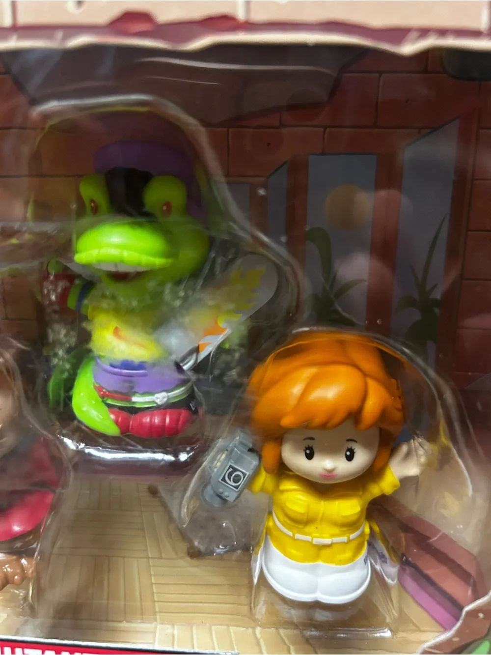 NIB Sealed Fisher-Price Little People TMNT 4 Character Collector Set Turtles